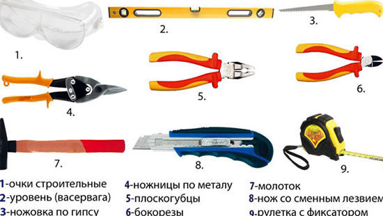 квадратный потолок из гипсокартона