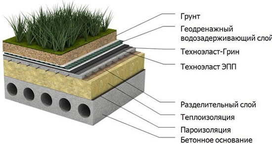 эксплуатируемая кровля
