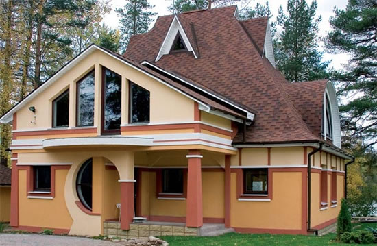 виды мансардных крыш частных домов