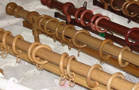 карнизы для штор деревянные круглые