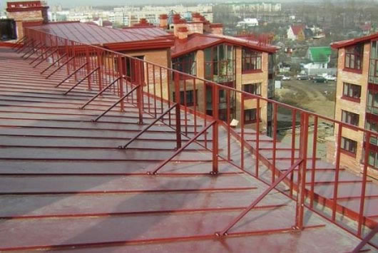 ограждение кровли серия